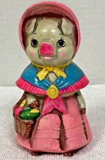 Vintage Chalkware Smiling Pig Piggy Bank, listing 2