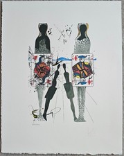 Salvador Dalí 'Tree of Life' Color Lithograph from Alice in Wonderland Suite, Framed, Signed & Numbered — listing 5