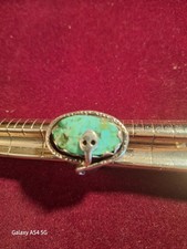 Effie Calavaza Zuni Sterling Silver Turquoise Snake Pendant Necklace, listing 4