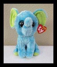 TY Beanie Boos Pink Elephant Plush with Glitter Eyes and Heart-Print Ears — listing 5