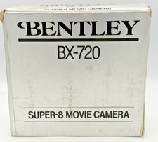Bentley Super 8 BX-720 Movie Camera, Black, with Leatherette Case and Strap — listing 6
