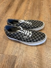 Vans Era Checkerboard Low-Top Sneakers - Blue & Orange/White — listing 4