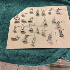 Set of 5 Flat Lead Soldiers on Horseback, WWI-Era Cavalry Figures, Hand-Painted — listing 6