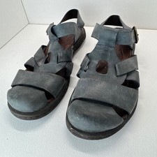 Børn Men's Brown Leather Fisherman Sandals, Size 8 — listing 4
