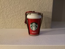 Starbucks 2025 Holiday Red Cup Ceramic Mini Ornament — listing 4