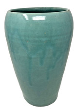Studio Pottery Celadon Green Glazed Serving Bowl, Marked USA USA with triangle logo, listing 3