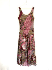 Jones Studio Woman Fuchsia Draped Jersey Dress with Rosette Detail, Size 16W — listing 6