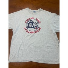 Vintage Eskimo Joe's Stillwater OK Blue Graphic T-Shirt Medium — listing 2