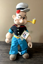Presents Popeye the Sailor Man 16-inch Vinyl & Cloth Doll with Original Hang Tag