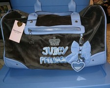 Juicy Couture Pink Plaid Duffle Weekender Bag with Logo Patch — listing 4