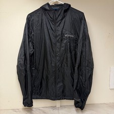 Columbia Sport Vintage Blue Hooded Rain Jacket / Windbreaker Shell — listing 4