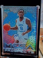 Caleb Wilson 2024-25 Bowman Chrome University Prospects Mojo Refractor 1st Bowman UNC, listing 3