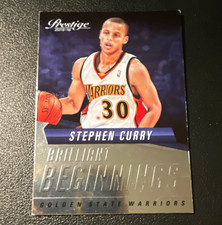 2009-10 Panini Prestige Prestigious Picks Stephen Curry Rookie Game-Worn Patch Card #6, /25 — listing 2