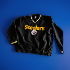 Vintage NFL Pittsburgh Steelers Hooded Puffer Jacket, Size XL — listing 5