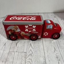 Coca-Cola Santa Claus Delivery Truck Collectible Tin with Spinning Wheels — listing 3