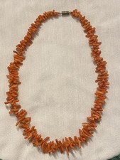Vintage Mediterranean Red Branch Coral Necklace 18 inch — listing 6