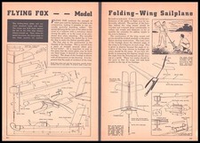 Vintage Flying Wing Glider Toy - "Fly the Shape of the Future!" Flat Foam/Cardstock Delta Wing Aircraft — listing 4