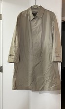 London Fog Men's Tan Single-Breasted Trench Coat with Removable Faux Fur Liner, Size 40 Long — listing 3