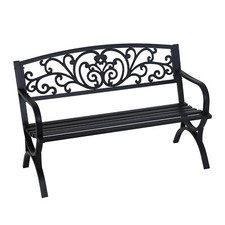 Antique Victorian-Style Cast Metal Slatted Rack with Scrolled Ends and Wooden Handles - Possibly Soap Dish or Small Trivet Rack — listing 3