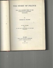 The Story of France - Antique Blue Cloth Hardcover with Gilt Republican Coat of Arms — listing 4