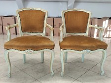 Set of Venetian Rococo Style Red Lacquered and Parcel-Gilt Side Chairs (at least 3), Louis XV Manner with Cabriole Legs