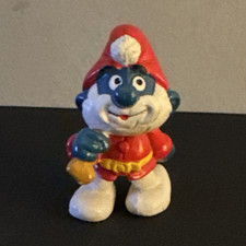 Vintage Santa Papa Smurf PVC Figurine with Toy Sack — listing 3