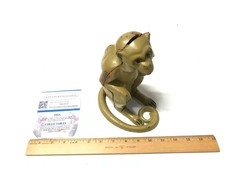 Novelty Cast Metal Figural Monkey Pen Holder / Desk Stand — listing 5