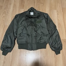 US Military CWU-45/P Flight Jacket, Sage/Tan, Size 42-44 Tan/desert — listing 4