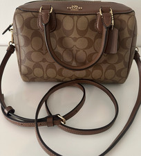 Coach Mini Bennett Satchel in Teal with Black Badlands Floral Print — listing 4