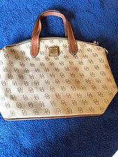 Dooney & Bourke Signature Jacquard Shoulder Bag with Front Buckle Pockets — listing 5