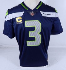 Nike NFL Seattle Seahawks Russell Wilson #3 On Field Jersey, Navy, Size S — listing 4