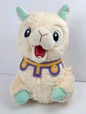 Llama Spit Spit Style Plush Toy with Rainbow Bunny Ears and Rubber Band Teeth Game — listing 6