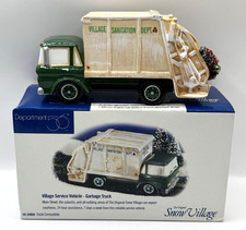 Department 56 The Original Snow Village 'Village Service Vehicle - Garbage Truck' — listing 4