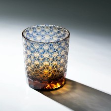 Cut Crystal Old Fashioned Whiskey Tumbler with Vertical Panel Cuts and Star-Cut Base — listing 5