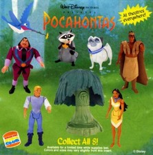 Disney's Pocahontas Meeko Burger King Collector Plastic Cup (1994) — listing 3