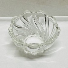 Mikasa Peppermint Clear Crystal Swirl Bowl 4 inch — listing 2