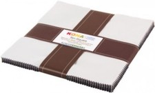 Robert Kaufman Kona Cotton Solids Ten-Square Natural Colorstory (TEN-1278-42), 42 Pieces 10" x 10" Layer Cake — listing 3