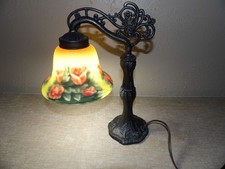 Antique Cast Iron Bridge Arm Floor Lamp Upper Section with Urn Motif