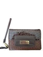 U.S. Polo Assn. Black Multicolor Logo Monogram Zip-Top Wristlet Clutch — listing 6