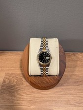 Two-Tone Ladies Quartz Watch with Black Dial — listing 3