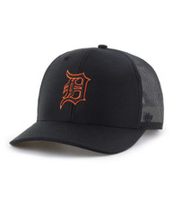Detroit Tigers FRTYSVN by Twins '47 Tonal Gray Mesh-Back Trucker Cap, Size M/L — listing 4