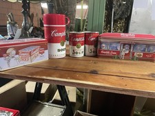 Vintage Campbell's Condensed Soup Thermos with Red Cup Lid — listing 2