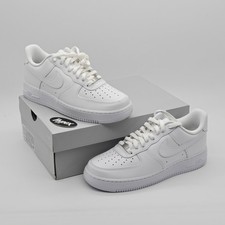 Nike Air Force 1 Low '07 Men's White Leather Trainers, UK 10, listing 2