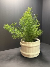 McCoy Pottery Green Faux Bamboo Square Jardiniere / Planter — listing 3