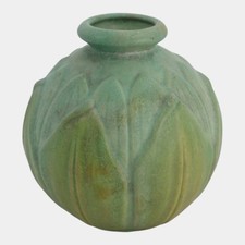 Roseville Pottery Early Velmoss Vase 138-12 — listing 6