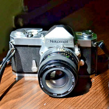 Nikon Nikkormat 35mm SLR Film Camera with Nikkor Lens — listing 6