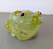 Vintage Frog & Dragonfly Lucite Bathroom Vanity Set (3-Piece: Soap Dispenser, Tumbler, Soap Dish) — listing 6