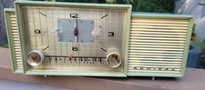 Admiral Model Y3817 Mid-Century Tube Clock Radio