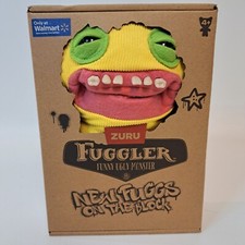 Fuggler New Fuggs on the Block "Smiley O'Riley" 9" Plush - Yellow Corduroy Funny Ugly Monster