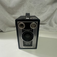 Vintage Camera Lot - Kodak Brownie, Imperial Flash & Red Box Camera with Cassette Player — listing 2